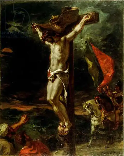 Delacroix, Eugene: Christ on the Cross