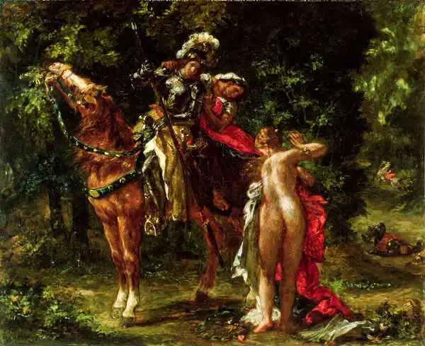Delacroix, Eugene: Marphise, 1850-52