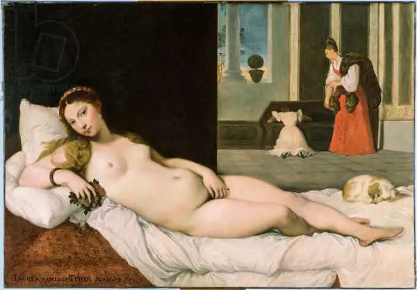 Ingres, Jean Auguste: Reclining Venus, after Titian