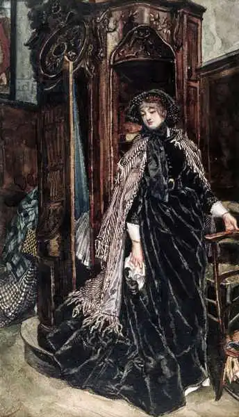 James Jacques Joseph Tissot The Confessional Portraits