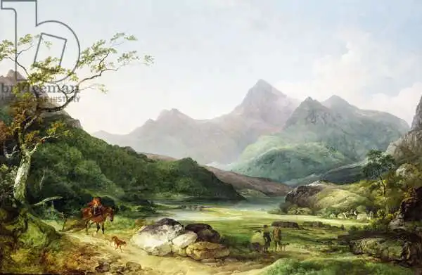 Loutherbourg, Philippe: Une vue de Snowdon de Capel Curig