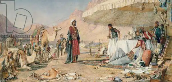 Lewis, John Frederick: Un campement franc dans le désert du mont Sinaï, 1842