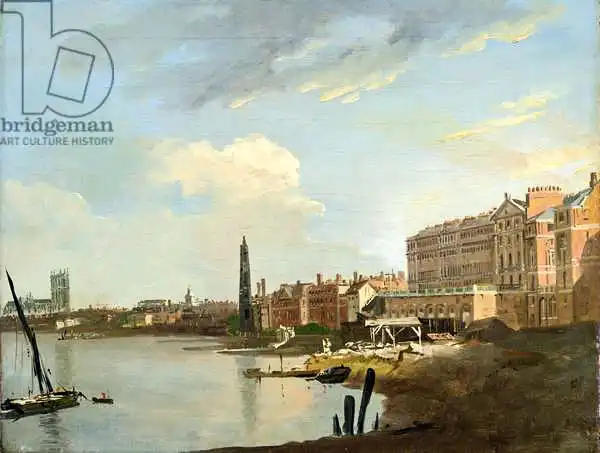 Marlow, William: A Study of the Thames with the Final Stages of the Adelphi