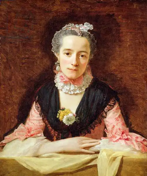 Ramsay, Allan: Une femme inconnue dans une robe rose
