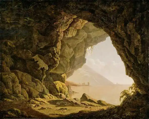Wright, Joseph: Cavern, Near Naples