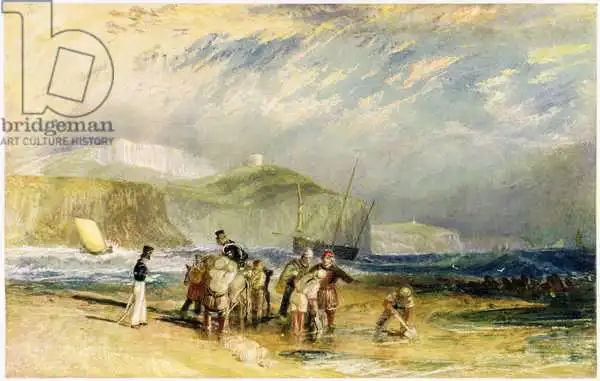 Turner, William: Folkestone Harbour et Coast to Devon