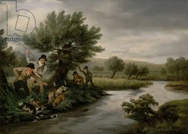 Reinagle, Philip: Spearing the Otter