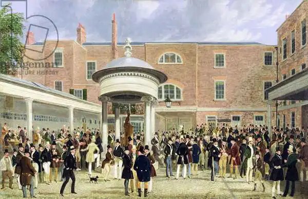 Pollard, James: Epsom Races: Settling Day chez Tattersall