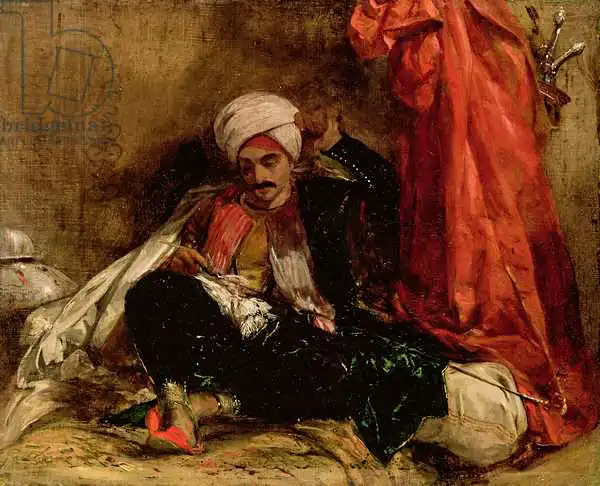 Bonington, Richard Parkes: Un turc assis