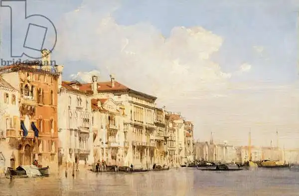 Bonington, Richard Parkes: Grand canal, Venise