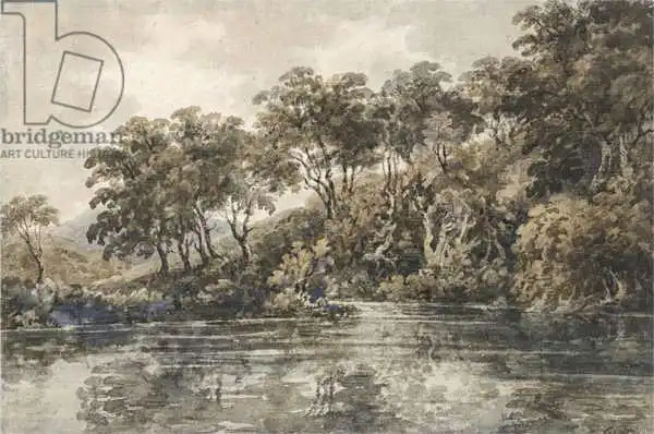 Girtin, Thomas: Árboles y estanques cerca de Bromley, Kent