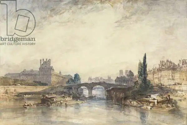 Callow, William: Vue du pont royal