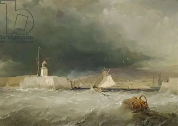 Chambers, George (st.): Port on a Stormy Day