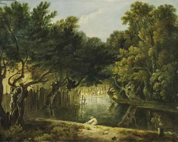 Wilson, Richard: Vue du désert à St. James