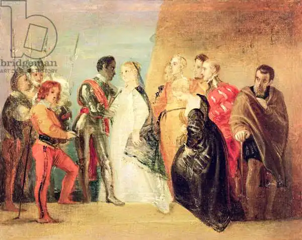 Stothard, Thomas: Return of Othello, Act II, Scene ii from Othello