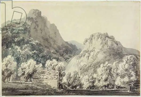 Turner, William: Cascade à Lodore, Cumberland