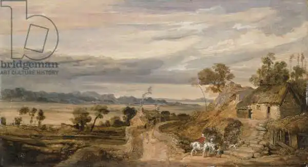 Ward, James: Landscape with Cottages