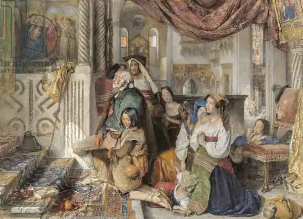 Lewis, John Frederick: Pèlerins romains