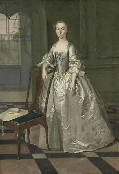 Devis, Arthur: Une dame dans un salon, vers 1740-41