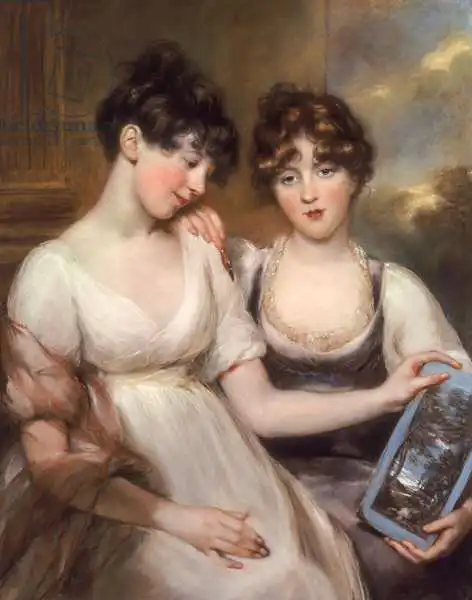 Russell, John: Portrait of Anne and Maria Russell