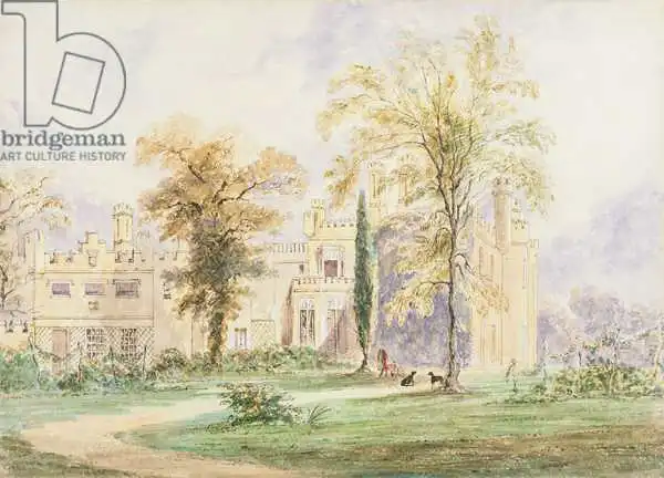 Ince, Joseph Murray: An unidentified Gothic Mansion