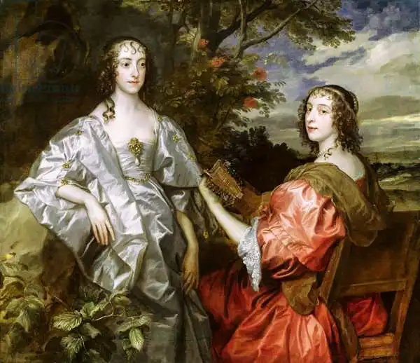 Dyck, van Anthony: Katherine (1609-67) comtesse de Chesterfield et Lucy (née en 1608) Comtesse de Huntingdon, c.1636-40