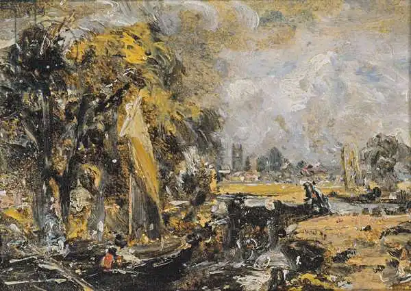 Constable, John: Dedham Lock