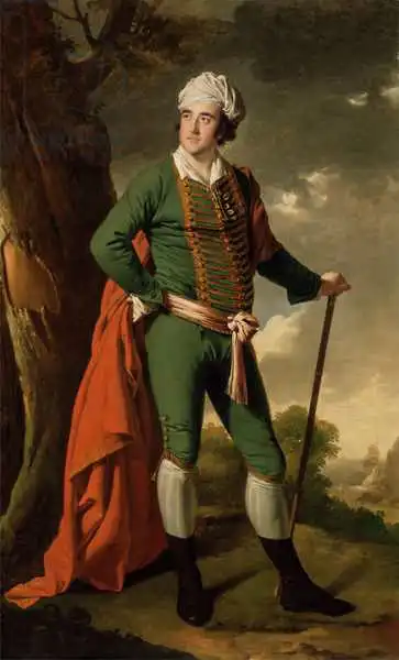 Wright, Joseph: Portrait of a man, known as the Indian Captain