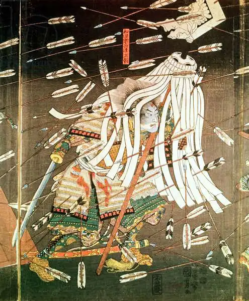 Kuniyoshi, Utagawa: Last Stand of the Kusanoki Clan, the Battle of Shijo Nawate