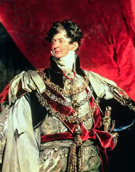 Lawrence, Thomas: Prince Regent, later George IV (1762-1830) in his Garter Robes
