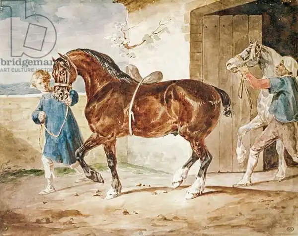 Géricault, Théodore: Leaving the Stable