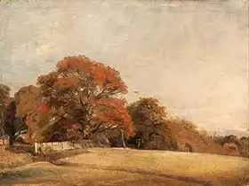 Constable, John: An Autumnal Landscape at East Bergholt