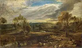 Rubens, Peter Paul: Landscape with a Shepherd and his Flock