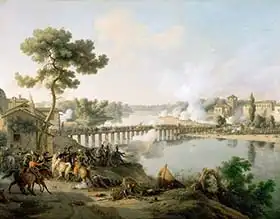 Lejeune, Louis: Battle of Lodi, detail of Napoleon