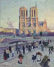 Luce, Maximilien: Le Quai St. Michel and Notre Dame