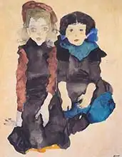 Schiele, Egon: Dvě dívky