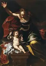 Mei, Bernardino: Scéna z dětství Herculese