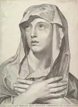 Mellan, Claude: Busta Panny Marie