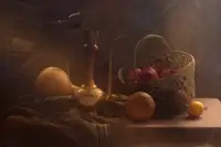 UstinaGreen: Košík dýně a ovoce