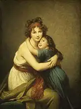 Vigée-Lebrun, Louise: Madam Vigee-Lebrun a dcera Jeanne-Lucie-Louise (1780-1819)