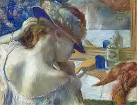 Degas, Edgar: In Front of the Mirror