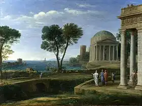 Lorrain, Claude: Landscape with Aeneas at Delos