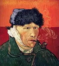 Gogh, Vincent van: Autoportrét s ovázaným uchem a dýmkou