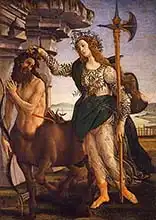 Botticelli, Sandro: Athena and the Centaur