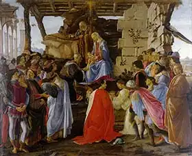 Botticelli, Sandro: Klanění tří králů