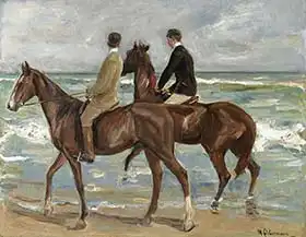 Liebermann, Max: Dva jezdci na pláži