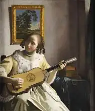 Vermeer, Jan: Kytaristka