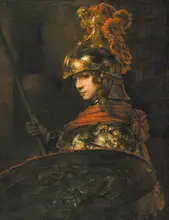 Rembrandt, van Rijn: Pallas Athena or, Armoured Figure