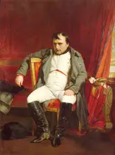 Delaroche, Paul: Napoleon (1769-1821) after his Abdication