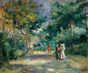 Renoir, Auguste: Zahrada v Montmartre
